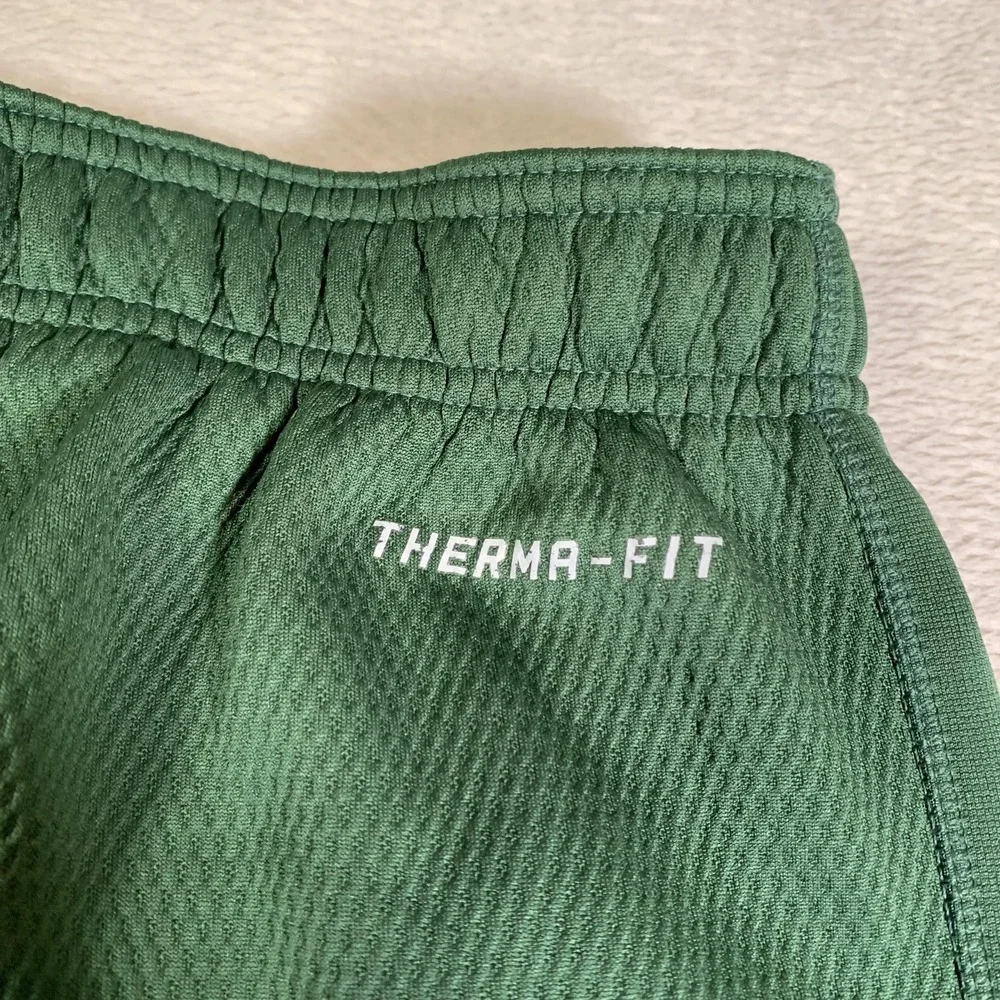 Baylor Bears Pants Mens 2XL Green NCAA Basketball Nike‎ Therma-FIT Warm Up XXL
